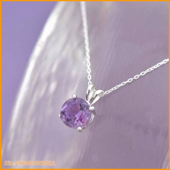 amethyst necklace pendant-4