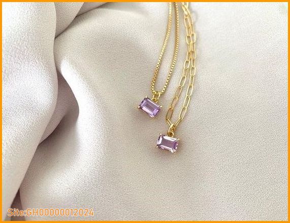 amethyst pendant necklace-2