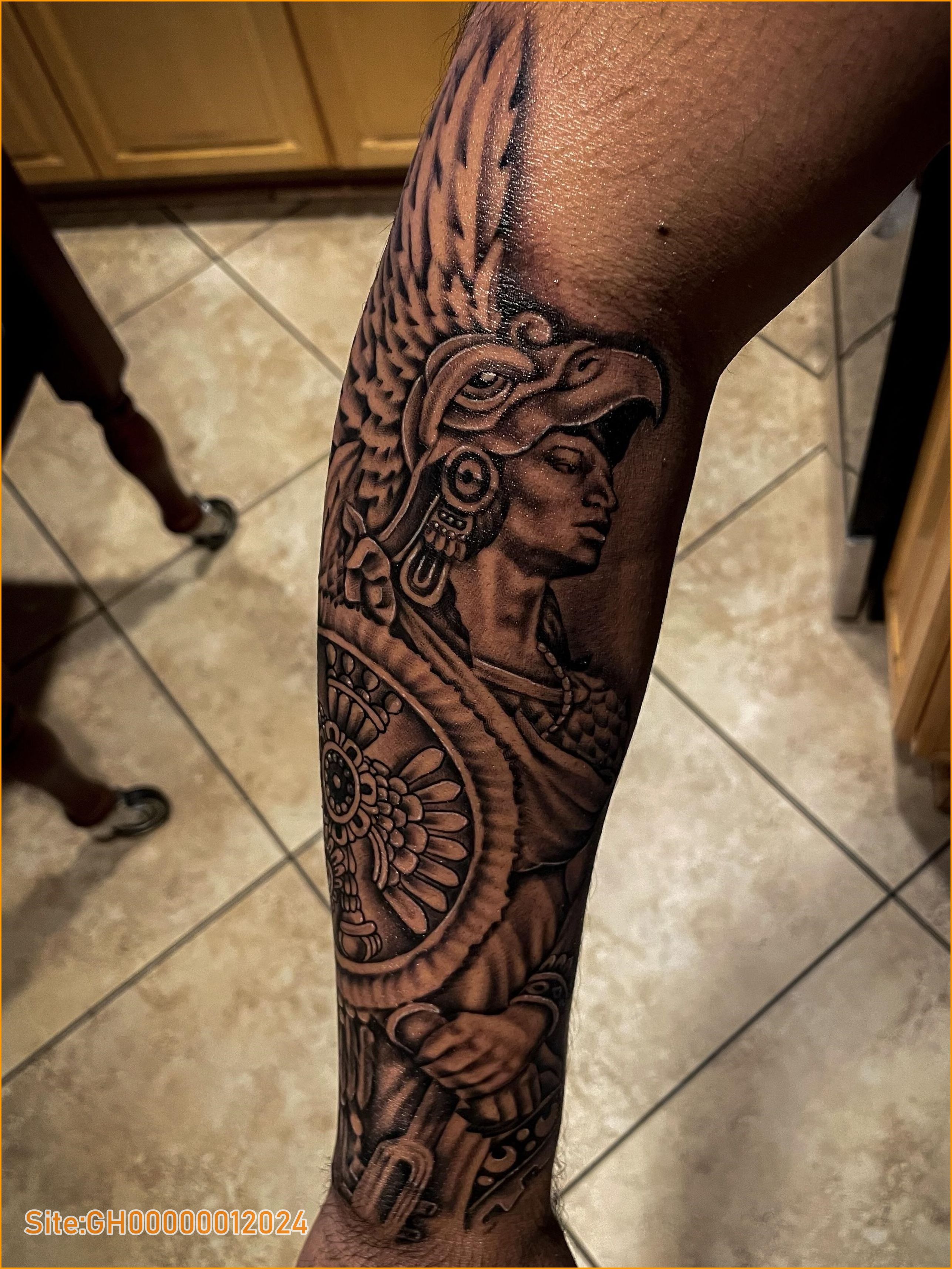 aztec warrior tattoo-2