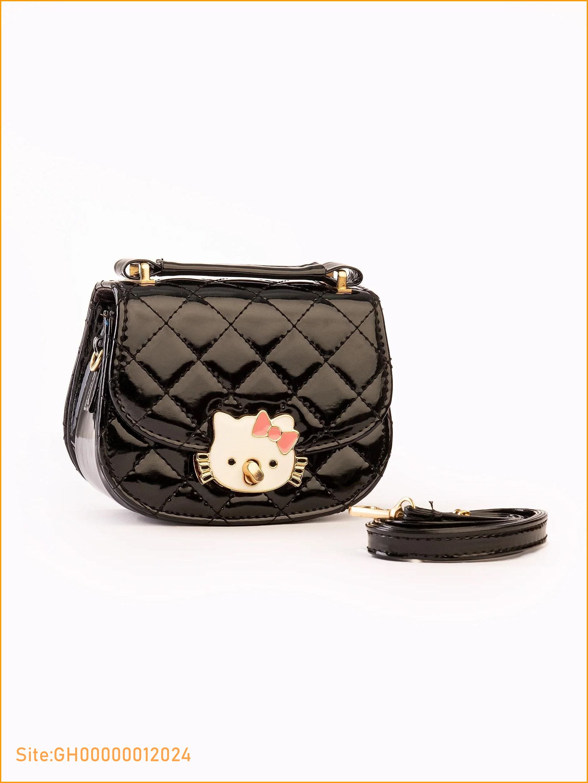 black hello kitty purse-5