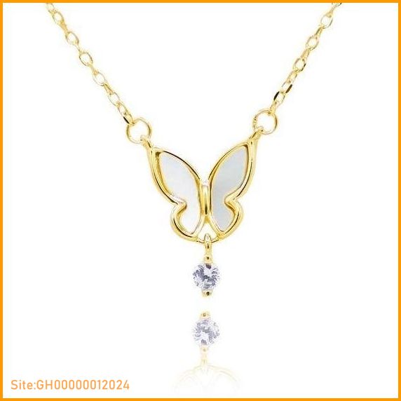 butterfly gold necklace-5