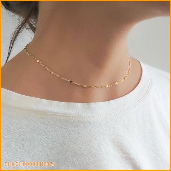 choker necklace gold-4