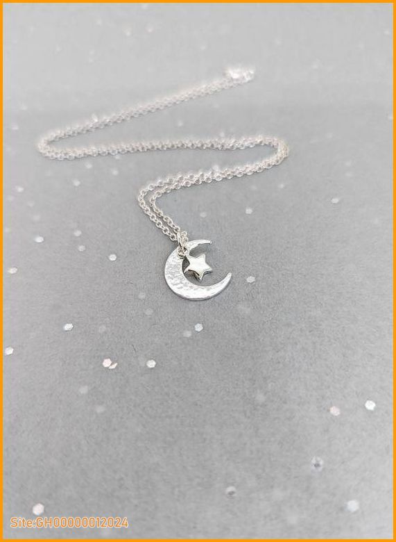 crescent moon necklace-3