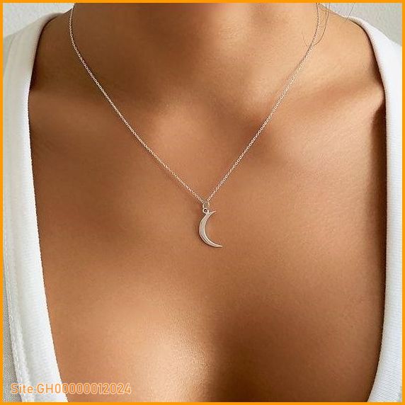 crescent moon necklace-5