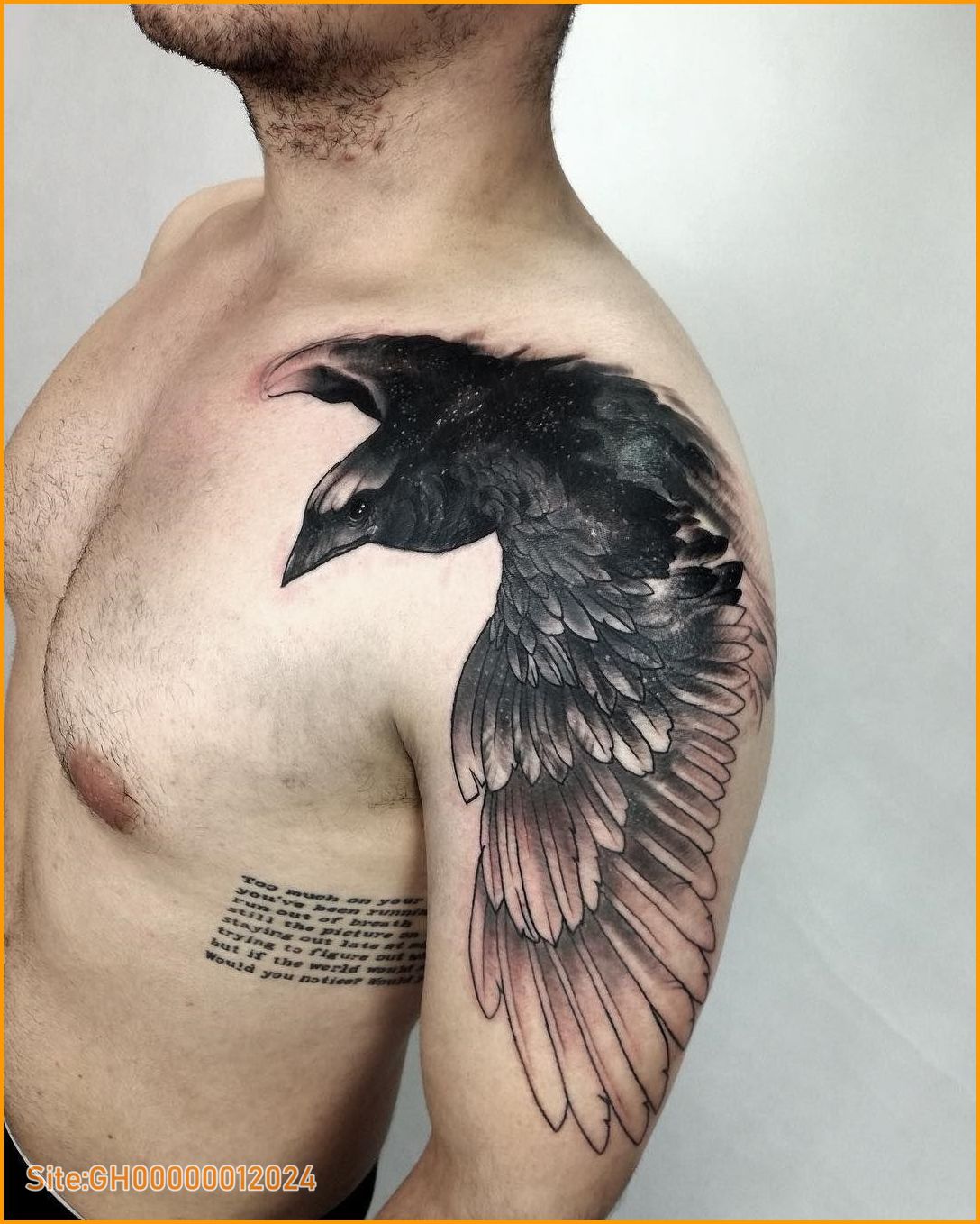 crow shoulder tattoo-1