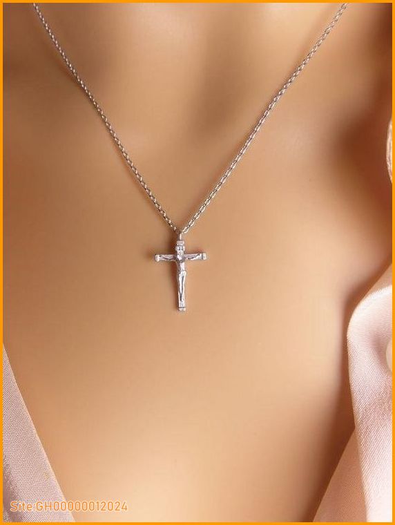 crucifix cross pendant necklace-3