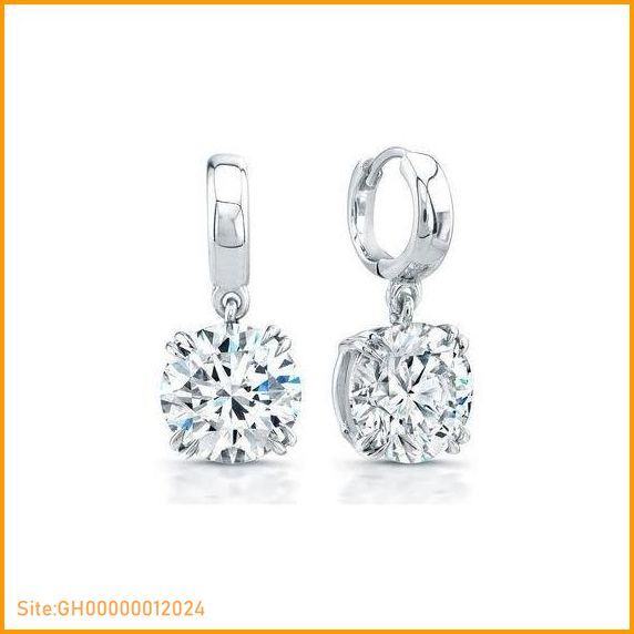 diamond dangle earrings-1