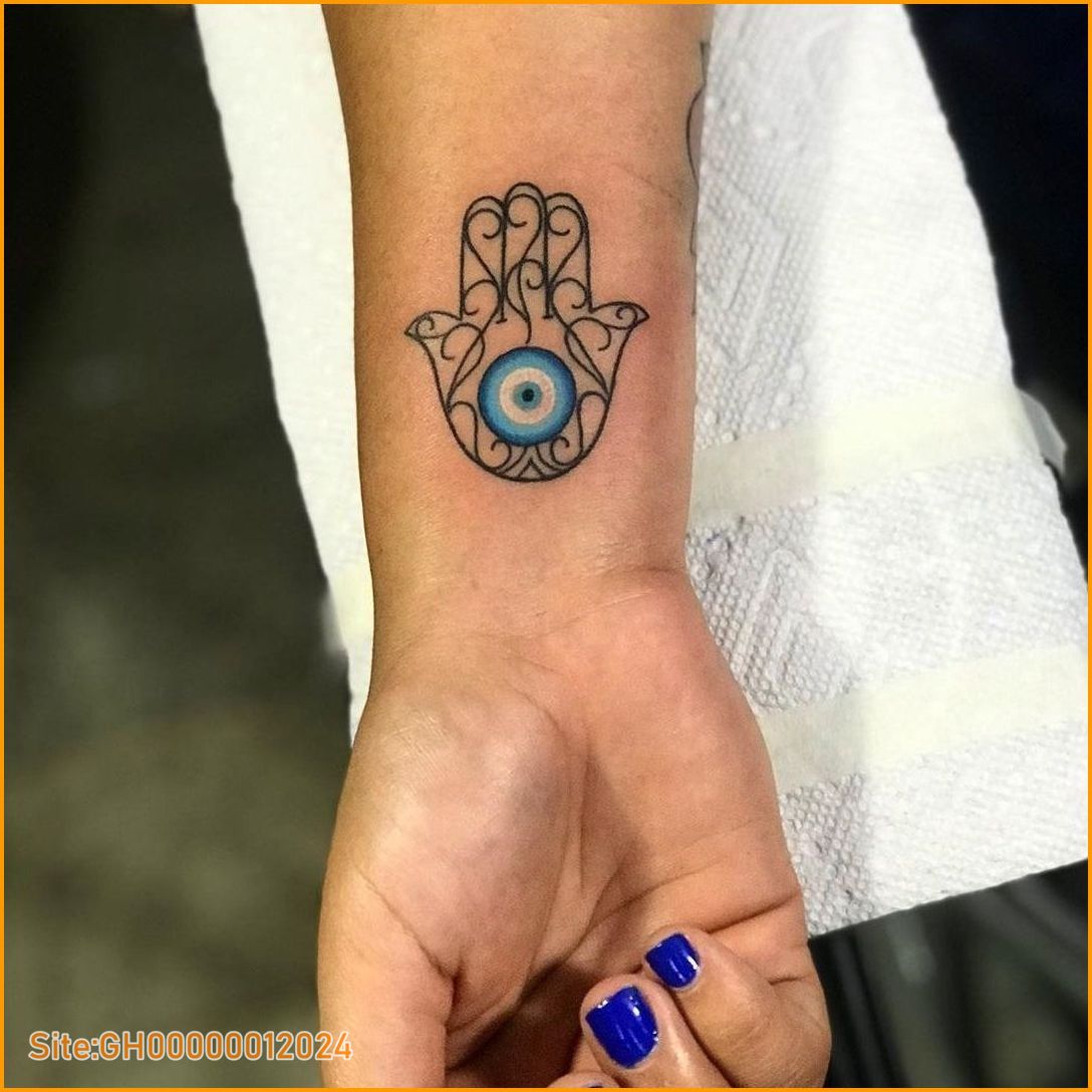 evil eye hand tattoo-2