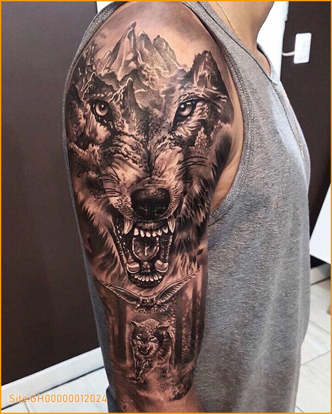 eye wolf tattoo-4