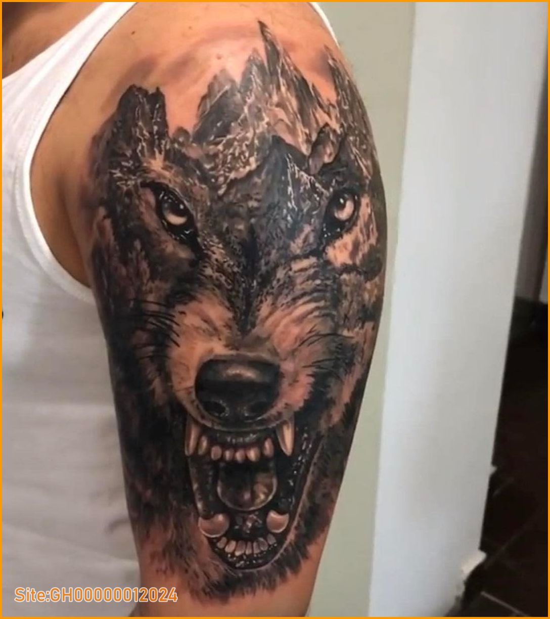 eye wolf tattoo-5