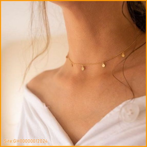 gold choker necklace indian-2