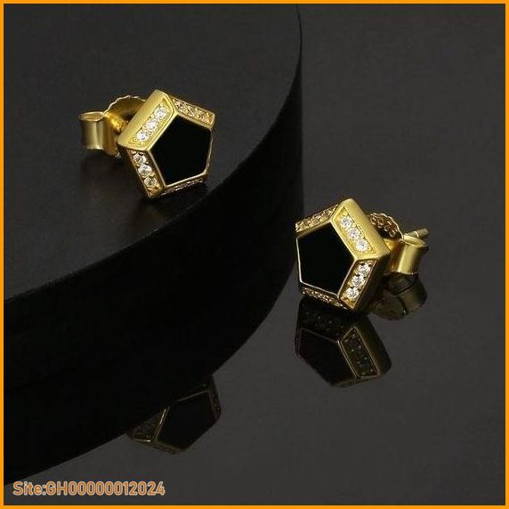 gold stud earrings for men-1