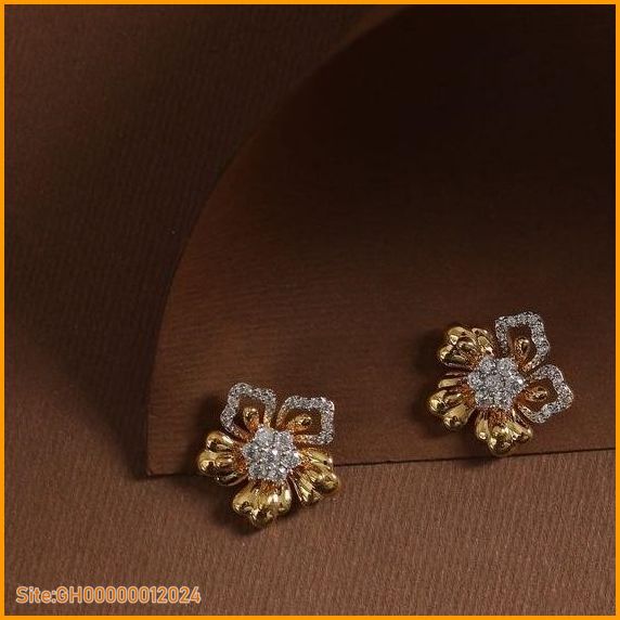 gold stud earrings for women-2