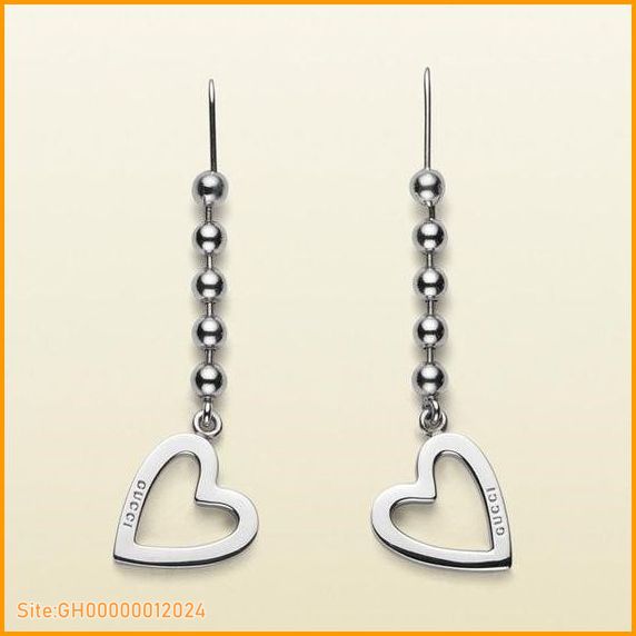 gucci earrings heart-3