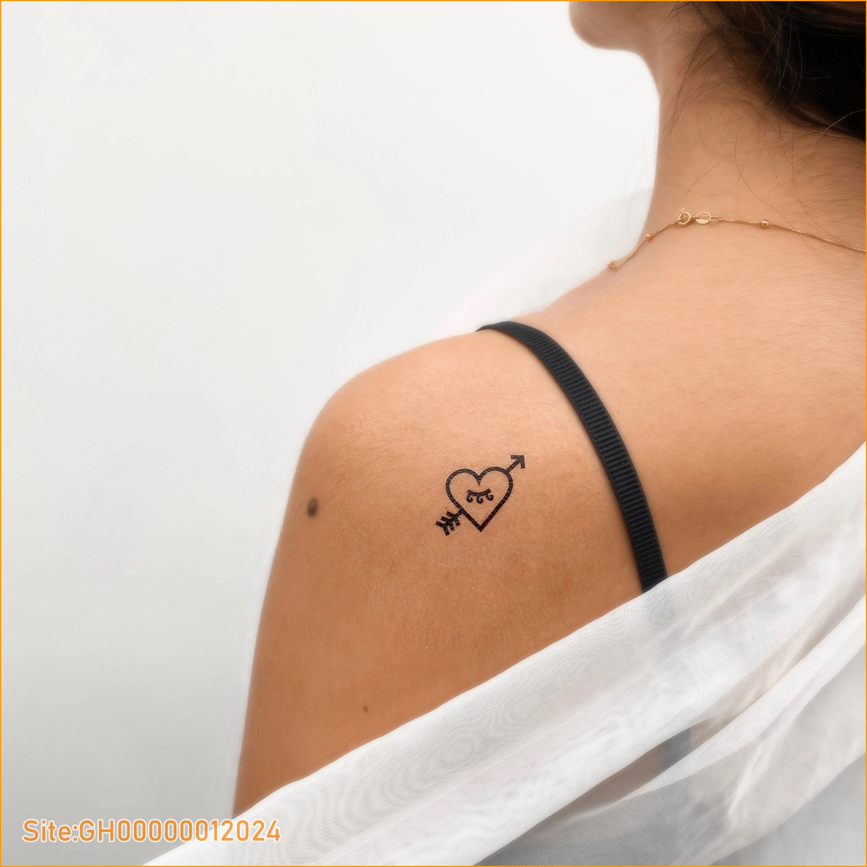 heart and arrow tattoos-3