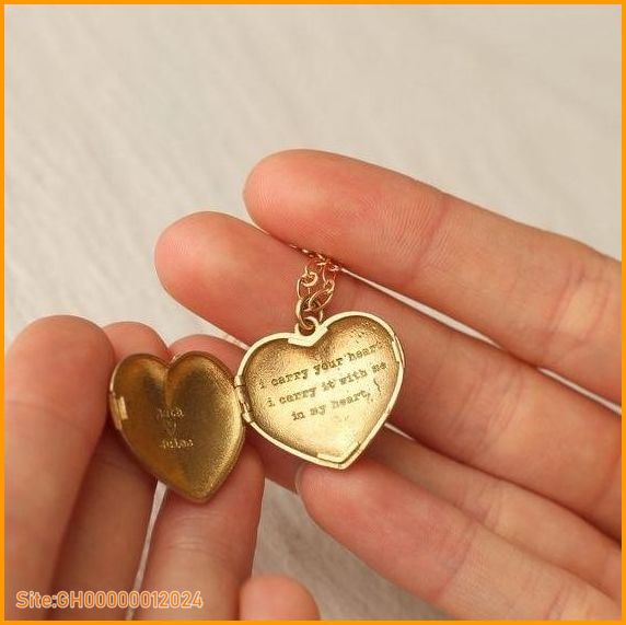 heart locket and necklace-4