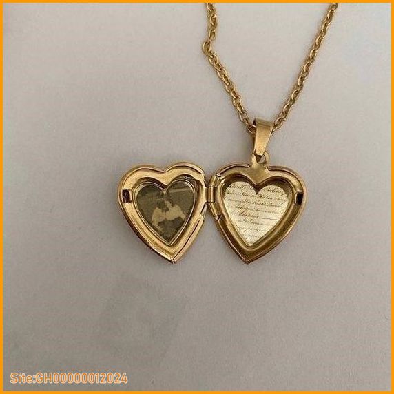 heart locket and necklace-5