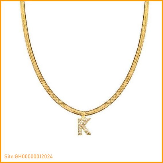 herringbone chain necklace-4