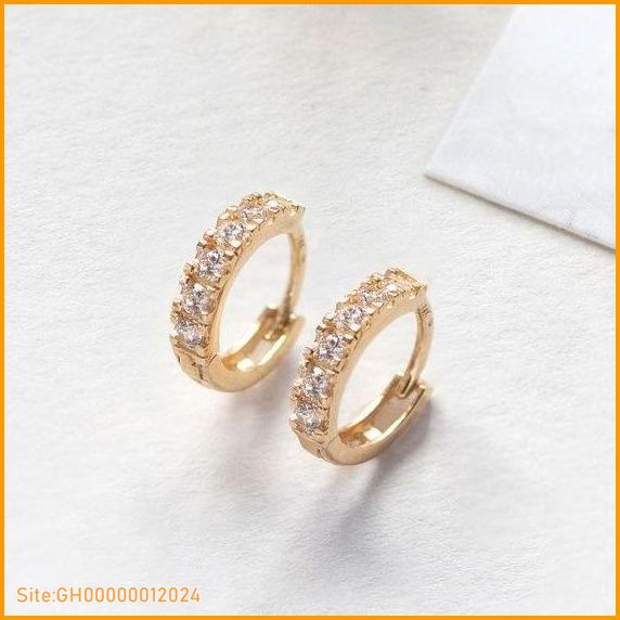 hypoallergenic earrings gold-1