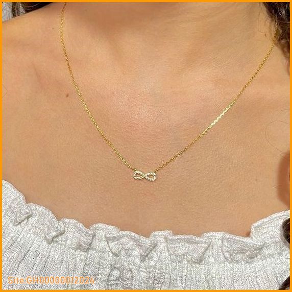 infinity necklace gold-2