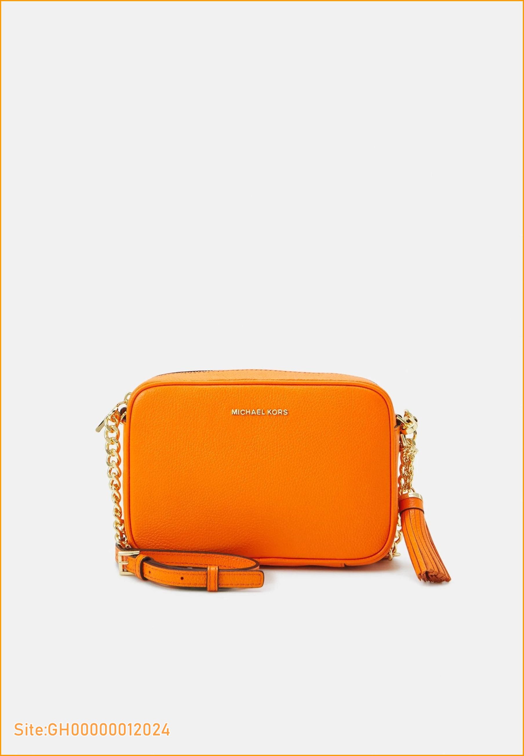 michael kors orange purse-3