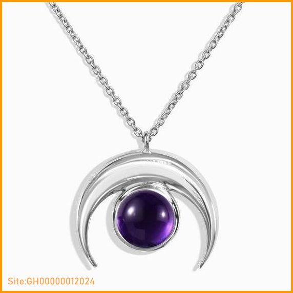 moon gem necklace-4