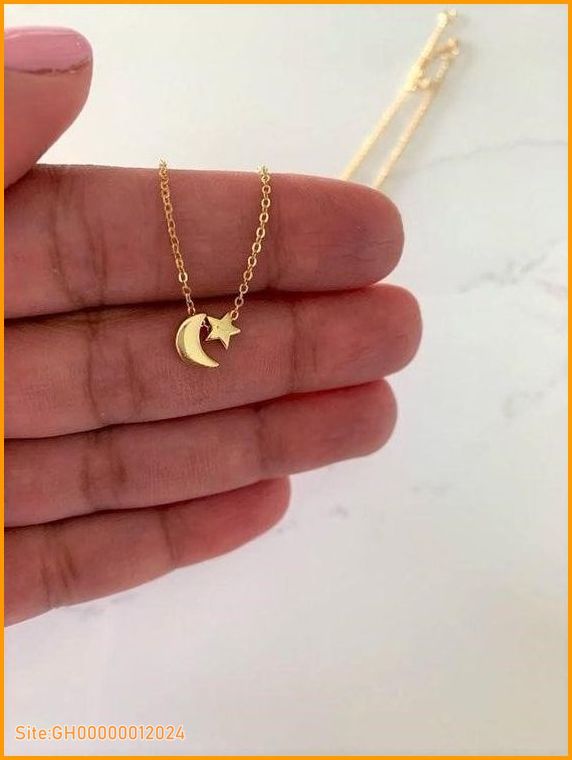 necklace with stars and moon-1