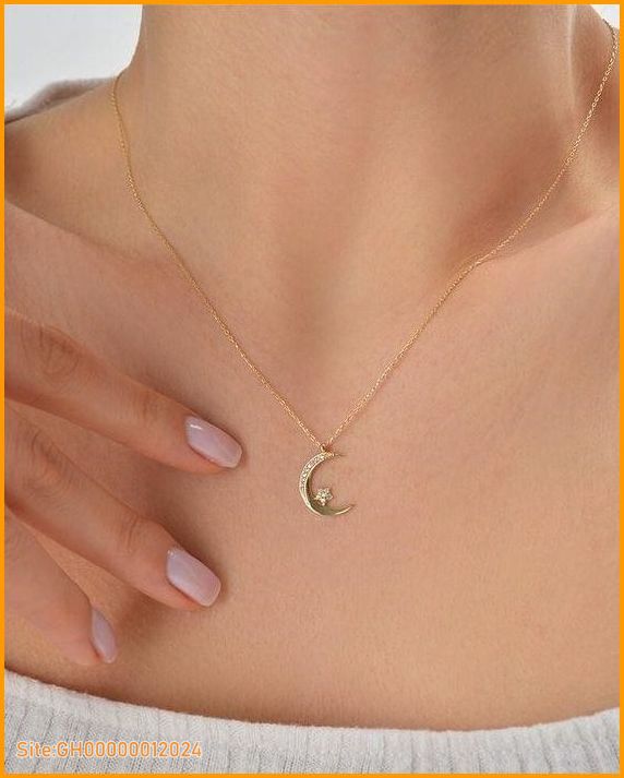 necklace with stars and moon-4