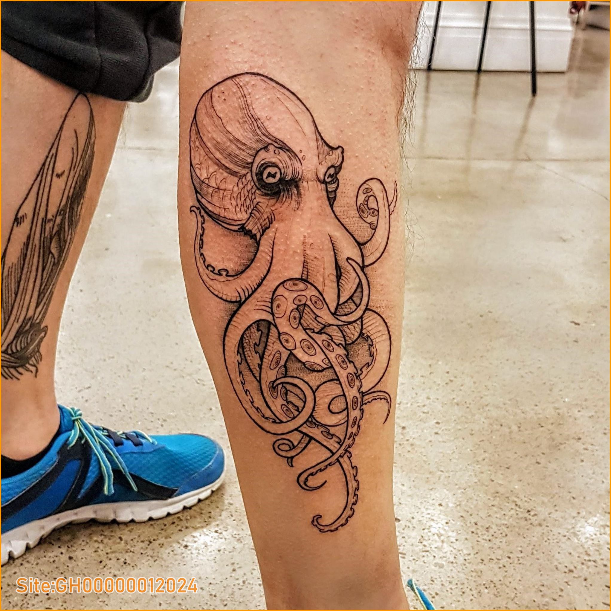 octopus leg tattoo-3