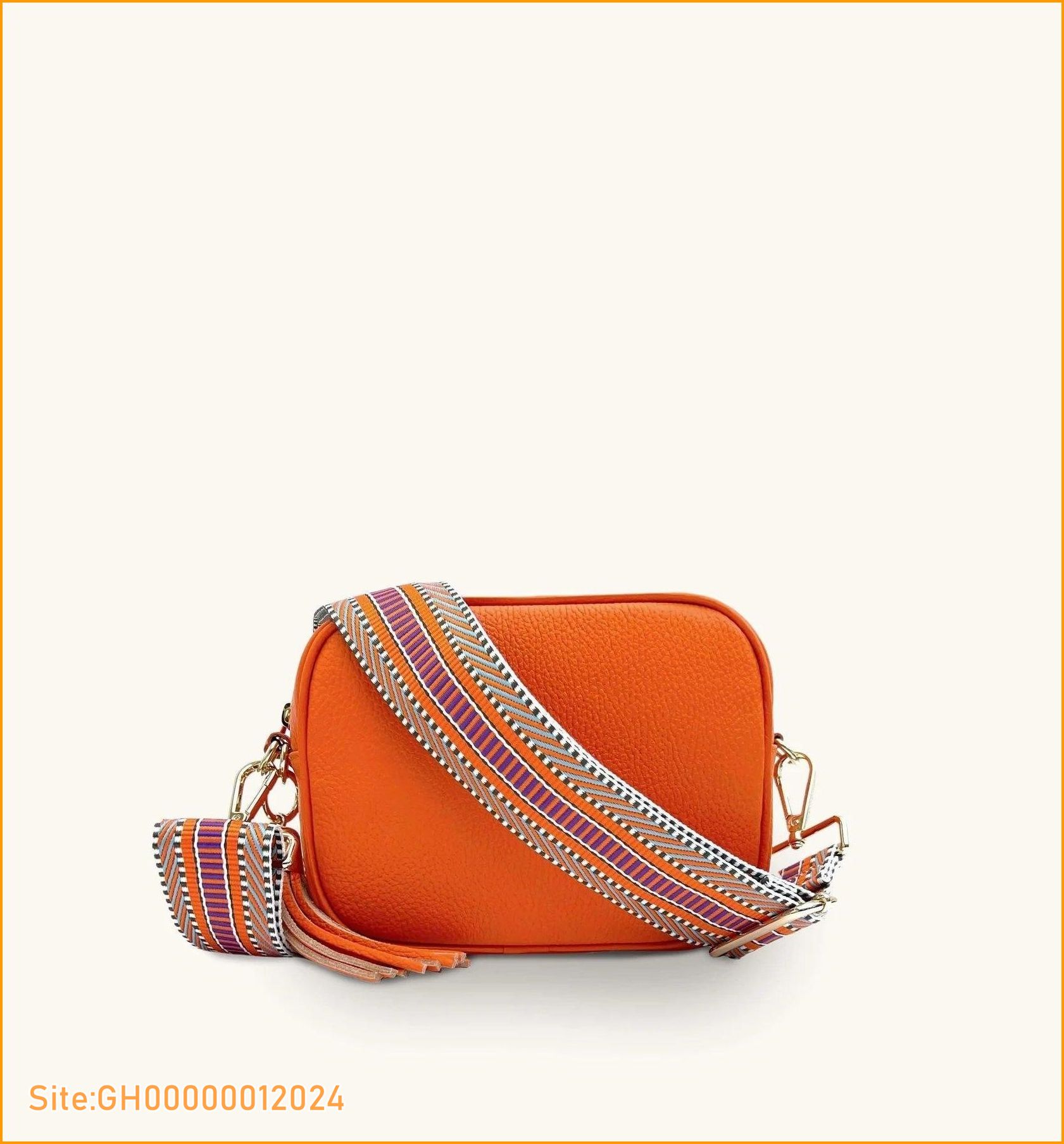 orange crossbody purse-5