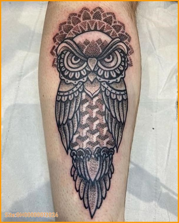 owl eyes tattoo-1