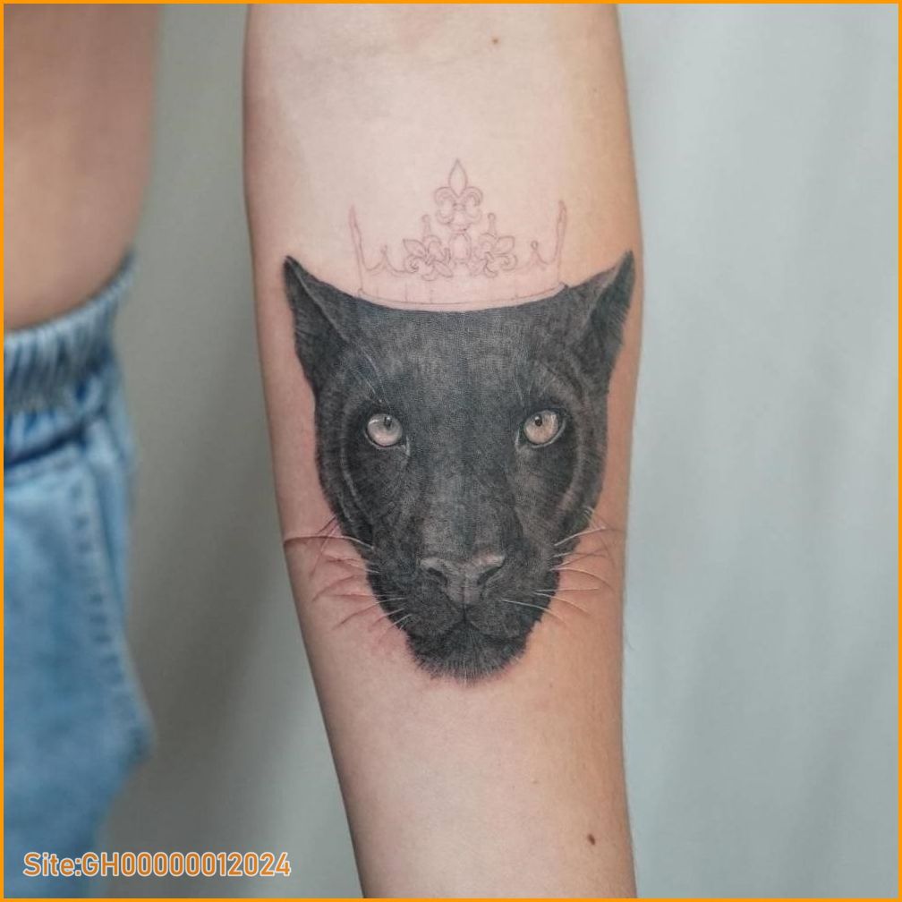 panther face tattoo-4