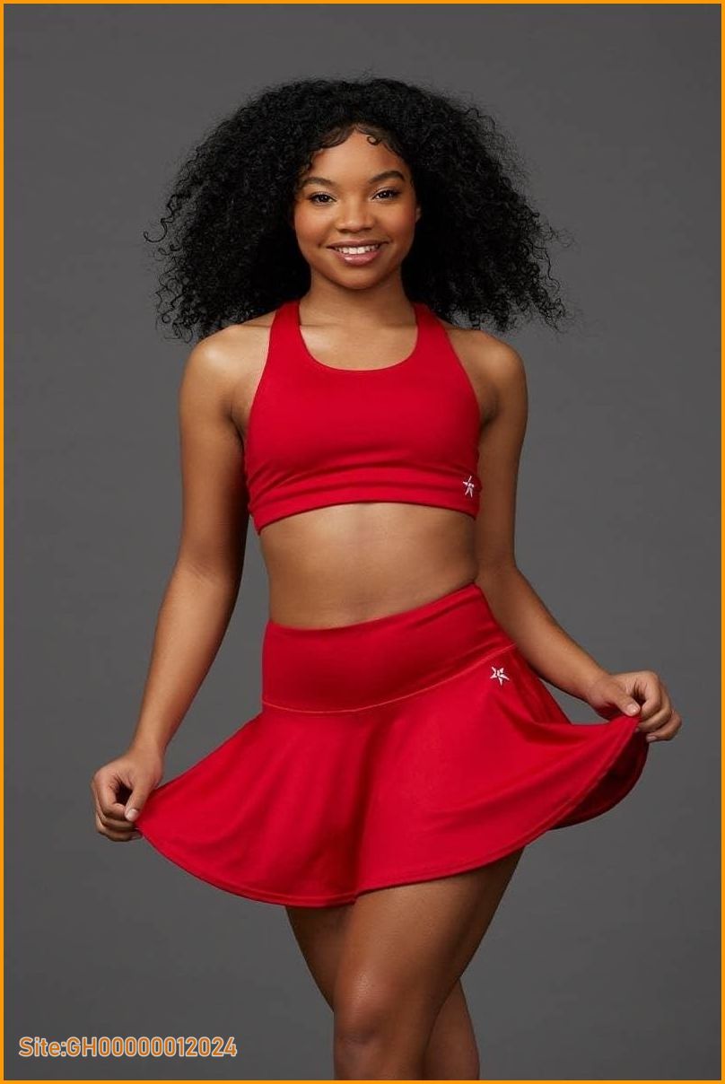 red tennis skirt-5 Screenshot