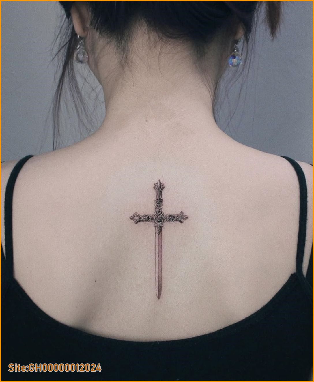 sword cross tattoo-1