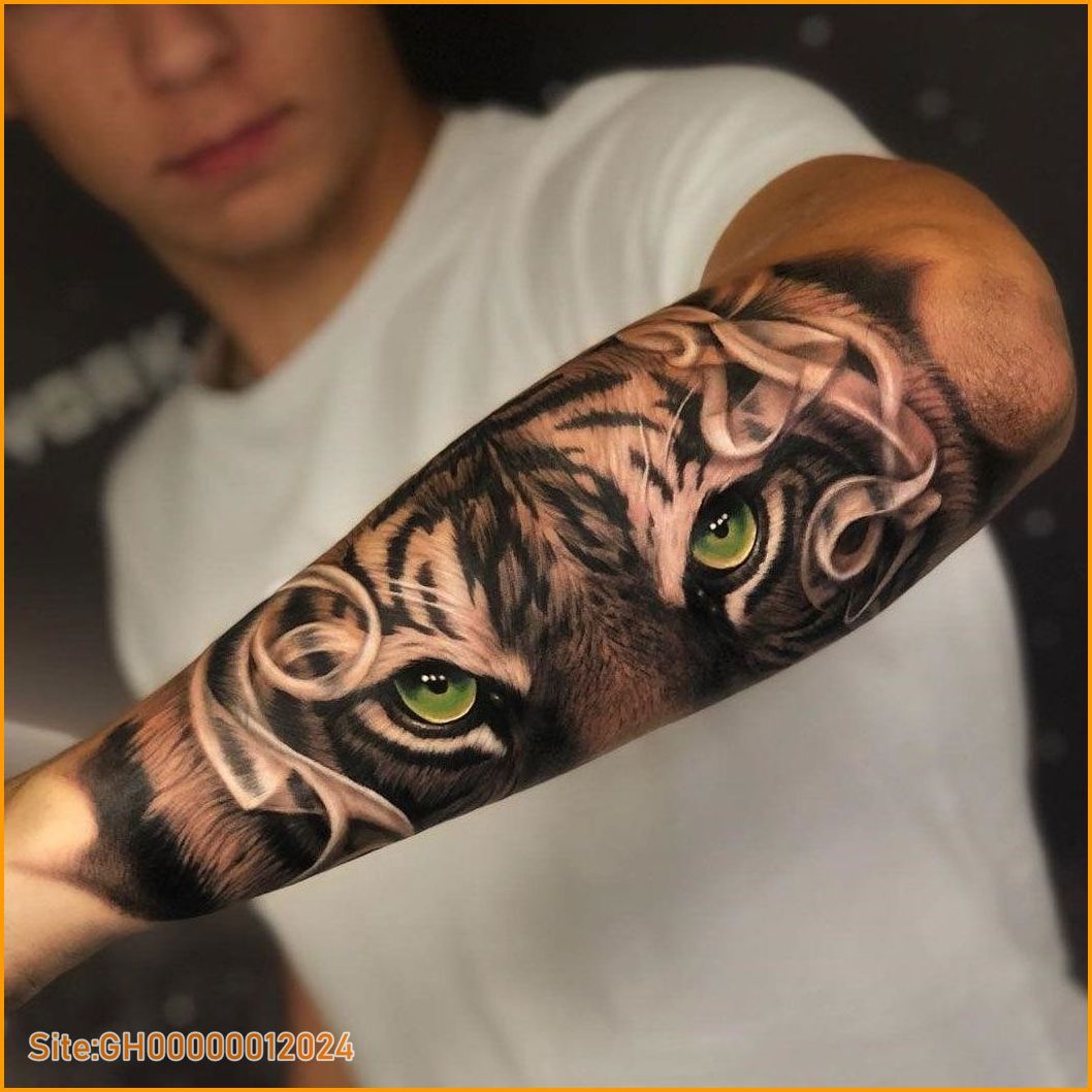 tiger eyes tattoo-1