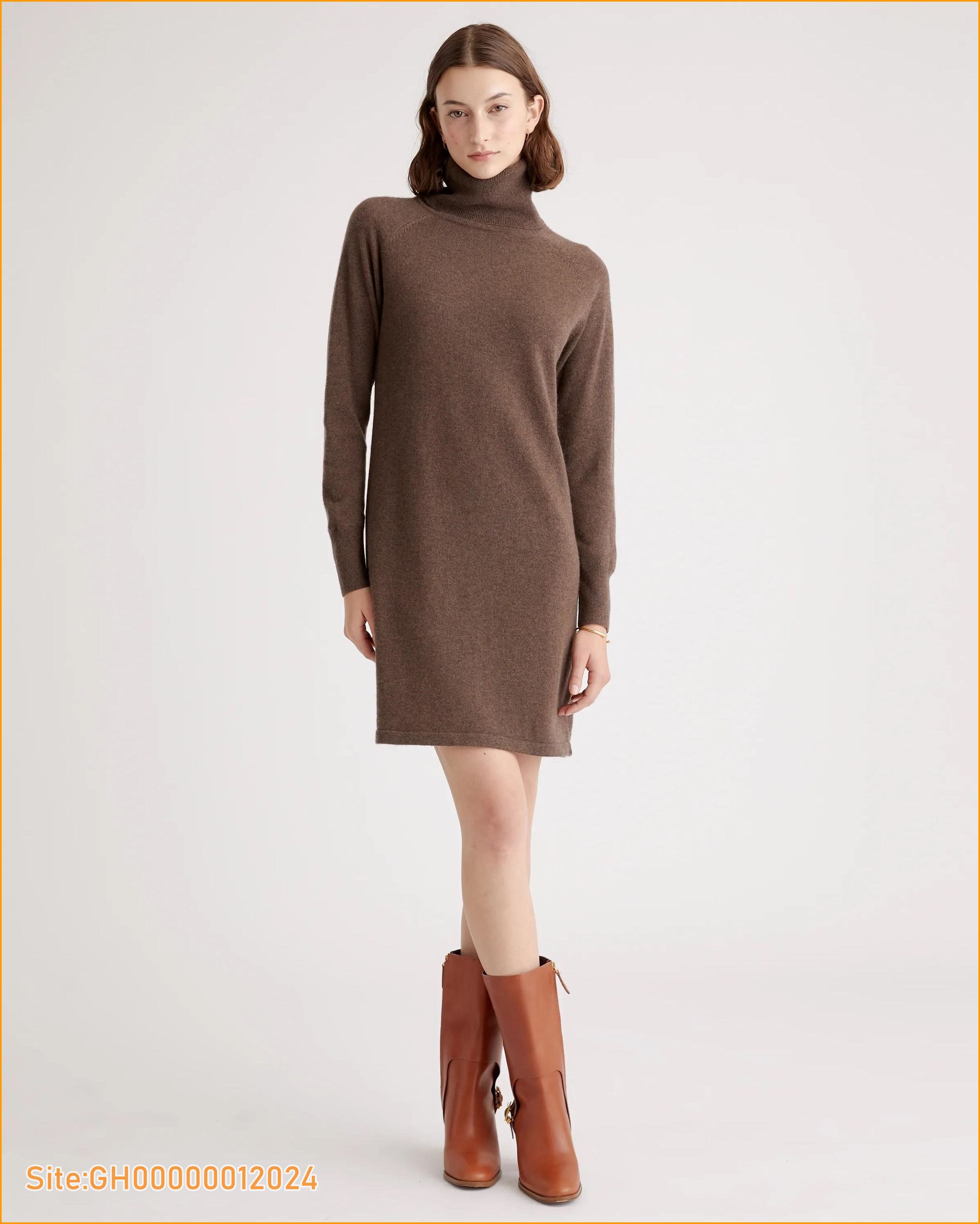 turtleneck sweater dress-5