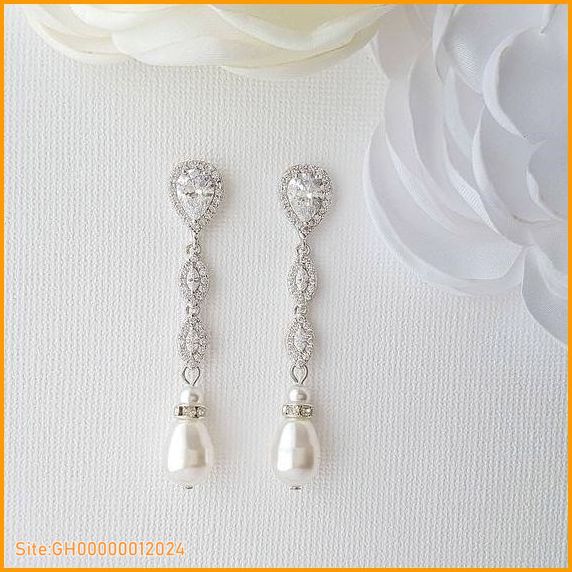 wedding earrings clip on-4