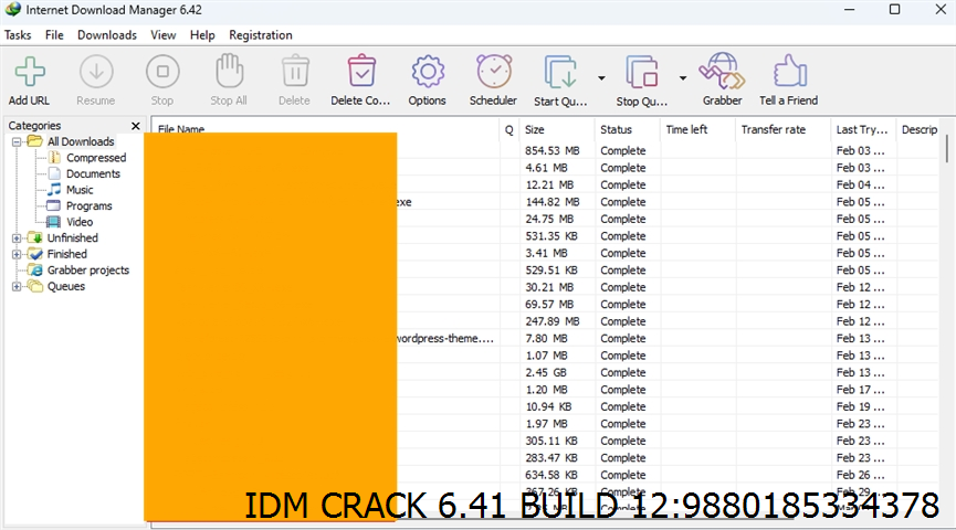 Idm Crack 6.41 Build 12 Screenshot